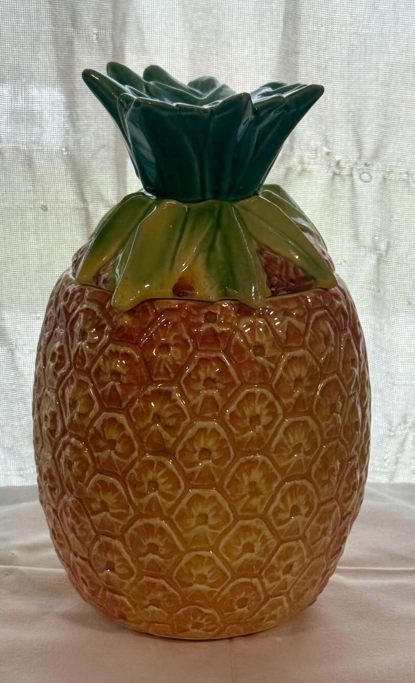 Vintage McCoy USA Ceramic Pineapple Cookie Jar